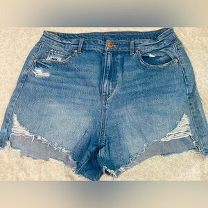 Amazon Women's Distressed Blue Jean Shorts